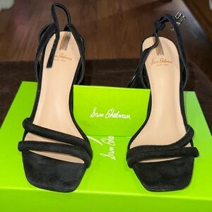 Sam Edelman Black Strappy Heels